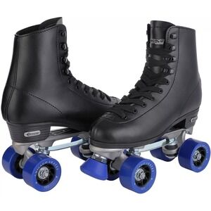 Chicago Mens Classic Rink Roller Skates Sz 9 Black Beginners Indoor Outdoor